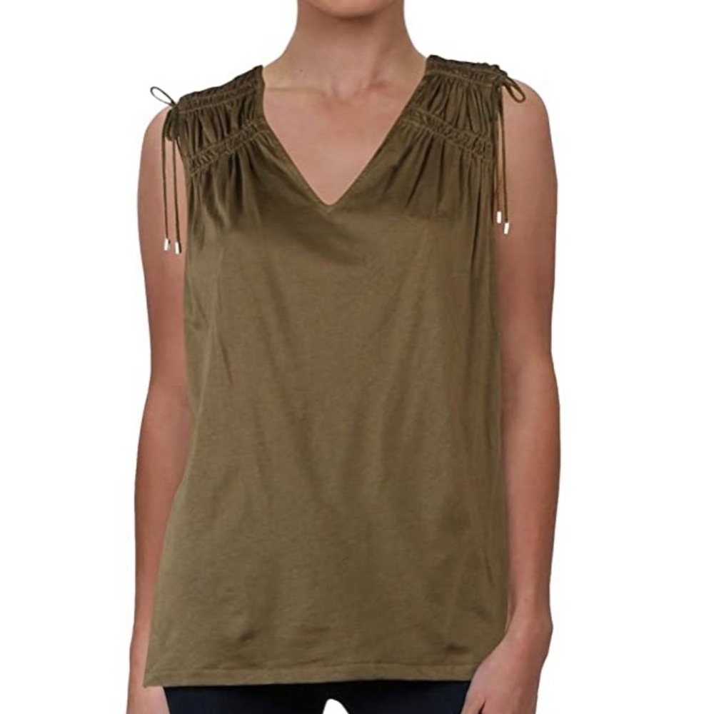 Lauren Ralph Lauren Tie-Shoulder Tank